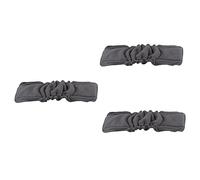 Abaodam 3 Piezas almohadillas para orinales lavables inserciones de bebé alfombra absorbente tapete absorbente cambio de revestimientos inserciones de carbón fibra de carbón Black