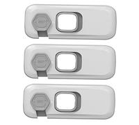 Abaodam 3 Piezas bloqueo del refrigerador ventana cerraduras de puertas para niños cerradura del refrigerador cerraduras anti-pellizcos cerraduras de gabinete Simple cerradura del cajón