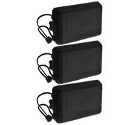 Abaodam 3 Piezas Caja Organizadora de Flechas Resistente al Agua y Golpes Estuche de Plástico Portátil para Accesorios de Tiro con con Compartimentos para Almacenamiento Seguro de Puntas