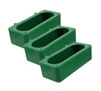 Abaodam 3 Piezas Comedero para Pájaros Jaula Tazones Colgantes Duraderos Comedero Agua Accesorios Alimentación Fácil Instalación