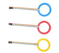 Abaodam 3 piezas Correa Antipérdida para Preescolar Cuerda Caminar con Asas Coloridas Desmontable para Guardería Actividades al Aire Seguridad