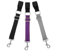 Abaodam 3 Piezas Correa Extensora de Bucle Seguro para Perros Pequeños, Nylon y Metal, Resistente al Agua, Fácil Instalación para Baño y Peluquería Canina