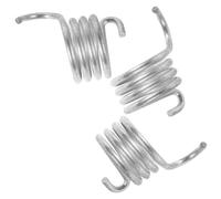 Abaodam 3 Piezas de Resorte Tensor de Pedal de Freno Trasero de Metal Plata para Carrito de Golf, Fácil Instalación y Control Mejorado