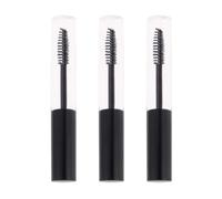 Abaodam 3 Piezas Juego de Vacíos para Pestañas de Plástico Transparente con Aplicador y 3 Embudos para Crema de Pestañas y Rímel en Envase Reutilizable Color Aleatorio