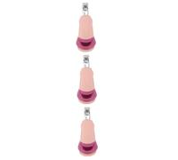 Abaodam 3 Piezas kit de aseo set cuidado bebe kit cuidado bebe kit de cuidado de uñas cortador de uñas con lupa cosmético colocar tijeras de uñas botiquín de enfermería bebé rosa