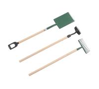 Abaodam 3 Piezas Kit Jardinería Infantil Mini Rastrillo Pala Pequeña para Huerto y Juego Casa