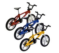 Abaodam 3 Piezas Mini Bicicletas de Dedo de Aleación Juguetes Deportivos para Dedos Montañés Decorativo Regalo Portátil para Entrenamiento de Coordinación Manual