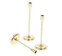 Abaodam 3 Piezas Mini Candelabros Decorativos de Metal Seguro Modelo Escala Precisa para Casa de Muñecas Accesorios Miniatura para Decoración de Jardines Miniatura