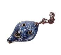 Abaodam 3 Piezas Ocarina De 6 Agujeros Ocarinas De 6 Agujeros Para Principiantes Practicar Instrumento Musical Ocarina Del Instrumento De Flauta Ocarina Leyenda De Porcelana Blanca