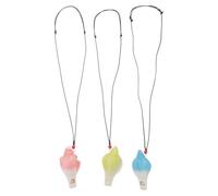 Abaodam 3 Piezas Silbatos de Cerámica de Colores Surtidos Rosa Azul Verde de Juguetes Noisemaker para Fiestas Cumpleaños y Carnaval Regalos Divertidos y Resistentes