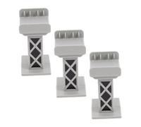 Abaodam 3 Piezas Soportes para Puente de Tren de Juguete Modelo de Pilares de Puente de Vía Accesorios para Construcción DIY Soporte Decorativo para Maquetas de Ferrocarril Plástico