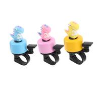 Abaodam 3 Piezas Timbre Bicicleta para Diseño de Dinosaurio Sonido Fuerte y Accesorios para Bicicletas Scooters para Niñas