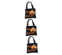 Abaodam 3 Piezas Tratar Bolsas Copas De Fiesta Hawaiana Bolsas De Golosinas De Halloween Bolsa De Regalo Bolsa De Dulces Bolsas Para Halloween Vestir Niño Víspera De Todos