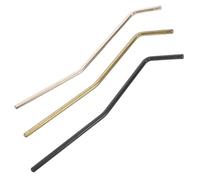Abaodam 3 Piezas Tremolo Arm para Guitarra Eléctrica Barra Individual Directo Insertar Fácil Instalación para Puente Expansión de Sonido Negro Dorado