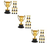 Abaodam 3 Series Troféos Plásticos para Fiestas Y Competiciones Copa De Diseño Premios Y Juguetes 12 Piezas X 3