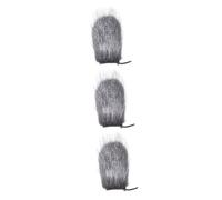 Abaodam 3 Uds Micrófono Parabrisas Micrófono Filtros Micrófono Peludo Parabrisas Muff Micrófono De Condensador Cubierta Micrófono Muff Auriculares Micrófono Micrófono Pantalla De Viento