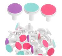 Abaodam 30 Piezas Almohadillas de Repuesto para Pulidora de Uñas para Bebés Cabezales Eléctricos Aplicables para Cuidado de Uñas Adecuadas para Pulido de Mes