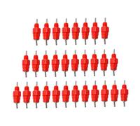 Abaodam 30 Piezas Bebedero Automático para Gallinas con Boquillas de Acero Inoxidable para Aves de Corral Práctico Sistema de Agua para Pollos y Codornices Domésticas y Comerciales