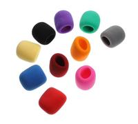 Abaodam 30 Piezas Funda De Esponja Para Micrófono Manga De Micrófonos Cubierta Del Tubo De Voz Cubiertas De Micrófonos Esponja De Micrófono Cubierta De Espuma Para Parabrisas De Micrófono