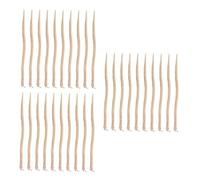 Abaodam 30 Piezas Serpientes de Madera Pequeñas sin Pintar Modelo DIY para Manualidades Juguete Educativo para Decorativo para Halloween y Familiares