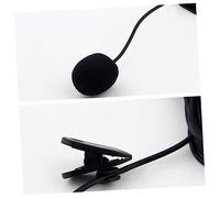 Abaodam 30hz Micrófono De Solapa Mini con Clip para Collar Sonido Dinámico Estéreo Compatible con Pc y Portátil Color Negro Portátil para Enseñanza y Conferencias