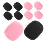 Abaodam 30piezas Funda De Esponja Para Micrófono Protector Antiviento Caja Fundas Cilíndricas Para Grabación Estudio o