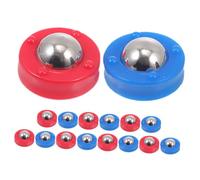 Abaodam 32 Piezas Accesorios para Mesa Fichas Mini Shuffleboard y Bolas Rodantes para Fútbol de Mesa Resistente y Fácil de Instalar para Familiares