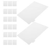 Abaodam 32 Piezas Separadores de Índice de Papel Blanco 160 Gramos 3 Agujeros y 8 Pestañas, Divisores para Cuadernos y Agendas Superficie Lisa para Escribir en Planificadores Personales y
