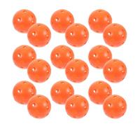 Abaodam 35 Piezas Balones de Golf de Práctica 35 Piezas, Plástico Hueco Ultraligero, 42 MM, Color Naranja para Interior y Patio, Equipo de Entrenamiento Seguro y Reutilizable Golfistas