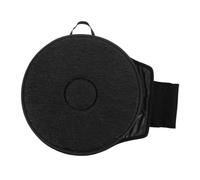 Abaodam 360 cojín giratorio fundas de asientos calefactables para coches cojín de asiento de avión colchón morado asiento de gel almohadillas para motocicletas asiento de coche fibra Black