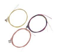 Abaodam 3juegos Cuerdas De Metal Para Guitarra Acústica y Clásica Suaves y Resistentes Para Reparaciones y Sesiones