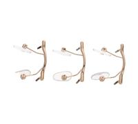 Abaodam 3piezas Accesorios Para Monturas De Gafas De Puente Nasal Para Reparación Almohadillas Antideslizantes Para Sol y Anteojos Sin Montura