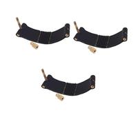 Abaodam 3piezas Clip De Boquilla Para Saxofón Tenor Accesorio y Duradero Color Negro Tornillos Dorados Para Principiantes y Artistas Estabiliza El Tubo Para Mejorar Tu Rendimiento