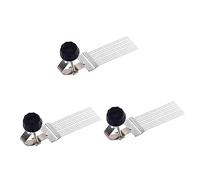 Abaodam 3piezas Cuerda De Repuesto Para De Acero Accesorio De Caja Para Niño Niña Compatible Tambores De Caja Plata y Negro