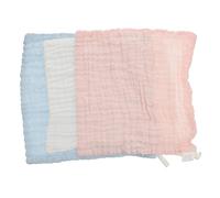 Abaodam 3piezas Muselinas Para Niño Niña Toallitas De Algodón Suave Multifuncionales Para Cara Saliva y Eructos Colores Pastel Mujer Recién Nacido Fácil Lavado y Secado Rápido