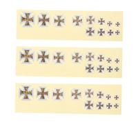 Abaodam 3piezas Pegatinas De Guitarra Cuadradas Cruz De Guitarra Calcomanía Para Diapasón De Eléctrica Decoración Creativa Para Instrumentos Musicales