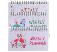 Abaodam 3piezas Planificador Semanal Compacto Para Agenda Académica Cuaderno De Escritura Portátil Accesorio Para Notas Diario
