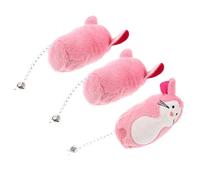 Abaodam 3Piezas Ratón De Peluche para Divertidas y Interactivos para Estimular Caza De Tu