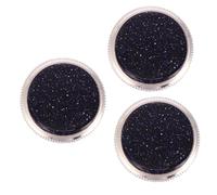 Abaodam 3piezas Short Button Buckle Piston Button Snap Press Cover Para Trompeta Accesorio Musical De Durable Piedra Azul