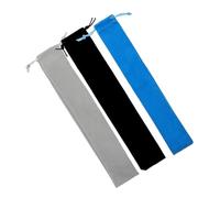 Abaodam 3piezas Terciopelo Para Flauta Dulce Estuche Cordón Para Instrumentos Musicales Funda Blanda Para Guardar Flauta Casa o Escuela