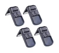 Abaodam 4 cerraduras de gabinete a prueba de niños para pestillo de seguridad con diseño de prensa oculta, cerraduras de cajón de ángulo recto para prueba de hogar y electrodomésticos