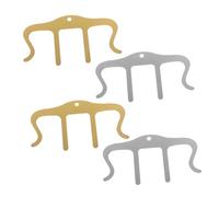 Abaodam 4 Clips para Partituras Aplicables, Sujetapáginas de Música Resistentes, Tamaño Grande, Color Aleatorio, Accesorios para Libros de Música, Uso en Instrumentos Musicales