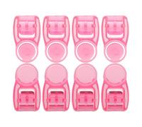 Abaodam 4 Hebillas para Gafas de Natación Aplicables en Color Rosa Fucsia, Accesorios Esenciales para Natación, Botones para Correas de Gafas, Juego de Repuesto de 4 Piezas, Tamaño