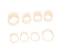 Abaodam 4 Juegos Cubierta de uñas de silicona púas de pulgar protectores de uñas simples protector uñas Protector de uñas cubiertas de protección de uñas guzheng cubreuñas guzheng