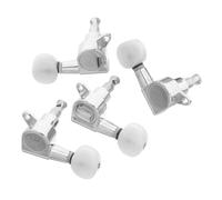 Abaodam 4 Juegos Llaves de Afinación para Ukulele Tuner Pequeñas Botones Cerrados Acero Inoxidable para Banjo Instrumentos de Cuerda