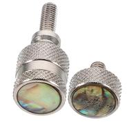 Abaodam 4 Juegos Tuerca de tornillo pequeño tornillo de cuello de saxofón saxo soprano - Tornillo metálico saxofón - Instalación fácil saxofón instrumentos musicales accesorio de saxofón