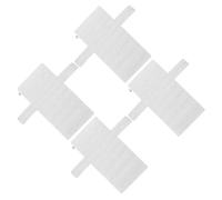 Abaodam 4 Láminas de Malla Plástica para Hacer Bolsos Diy, Kit de Canvas Plástico para Manualidades, Hojas de Plástico en Color Claro para Proyectos de Bordado y Bolsas