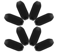 Abaodam 4 Pares de Patas Laterales Inferiores de Plástico para Equipaje Kit de Repuesto para Maletas Pernos para Patas de Maleta Accesorio para Soporte y Reparación de Base Uso Viajes