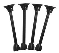 Abaodam 4 Patas Metálicas Plegables para Muebles de Comedor y Escritorio, Hierro de 200 MM de Altura, Accesorio para Montaje Fácil en Oficinas y Viviendas
