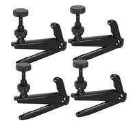 Abaodam 4 piezas Afinadores Finos para Violín Microafinadores de Cuerda para Violín y Accesorios Duraderos con Tornillos de Alta Precisión para Adultos y Estudiantes